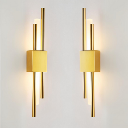 Floroux d'Or - Applique élégante au design luxueux doré-noir