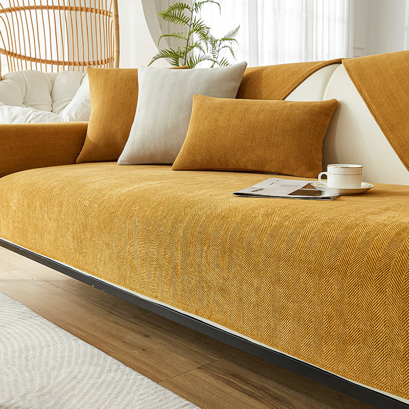 Coussin de canapé antidérapant Herringbone Housse de canapé