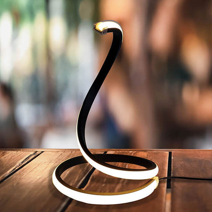 Floroux Lampe de table LED | Design de serpent créatif | Dimming tactile | Moderne & Élégant