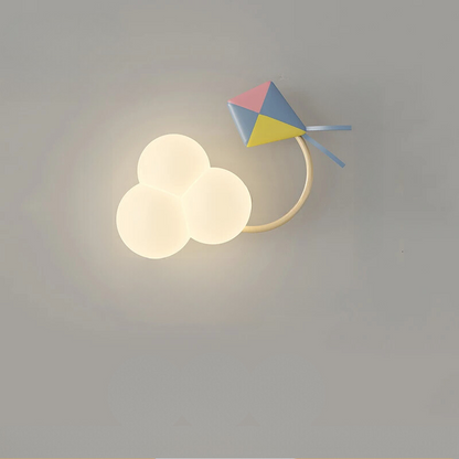 CartoonAirplane Light – Lampe murale ludique pour la chambre d'enfant