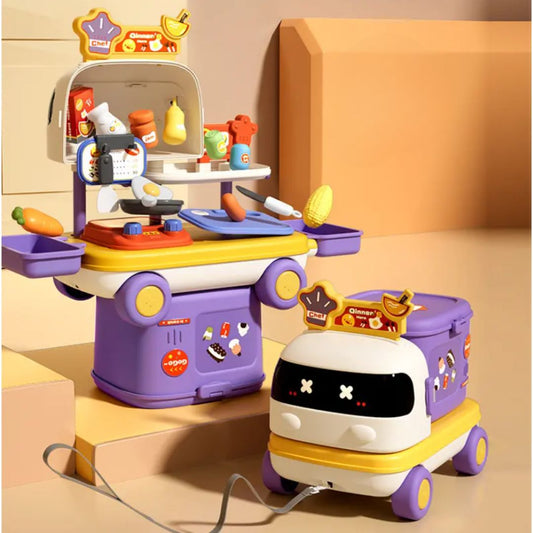 AdventureTruck - Camion Jouet 2-en-1 et Station de Jeu