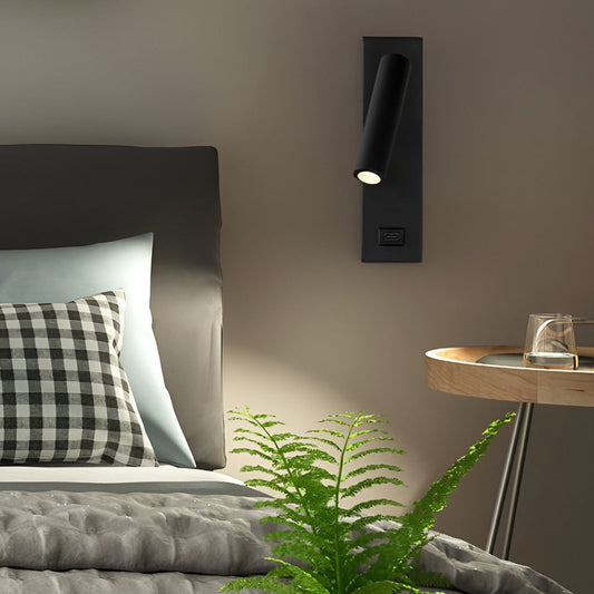 ArtiLicht Lampe Murale Luxe avec LED Réglable et Port de Chargement USB