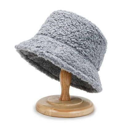 CozySheep Chapeau - Chaud Bucket Teddy pour les jours d'hiver
