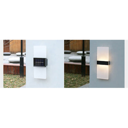 Floroux Lampe Murale Solaire LED | Résistante aux Intempéries | Éclairage Extérieur Alimenté par Solaire | Décor de Jardin & Terrasses