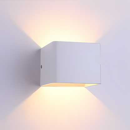 Floroux - Élégante lampe murale carrée pour une vie moderne