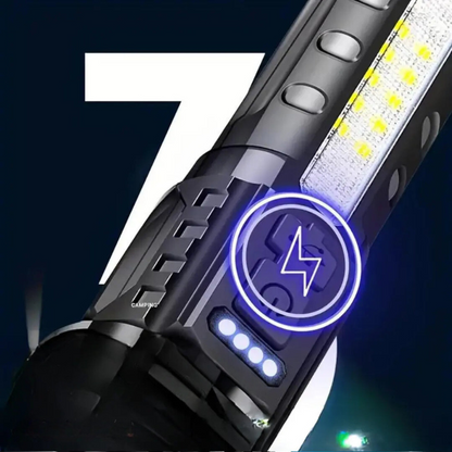 Floroux - Ultrafleece Lampe de Poche Militaire avec 5000 Lumens