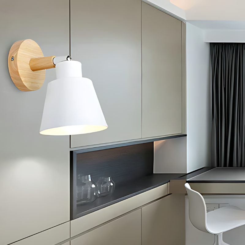 Floroux - Applique murale LED élégante au style nordique pour des espaces de vie confortables