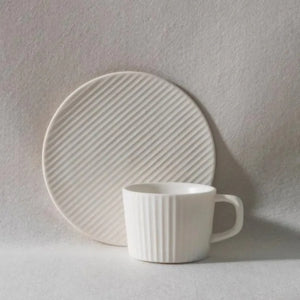 Cup and plate ceramic