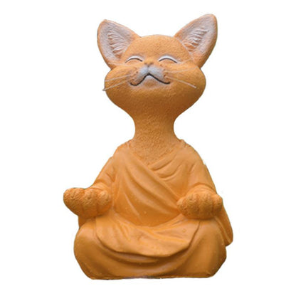 Décor de chat Bouddha Heureux
