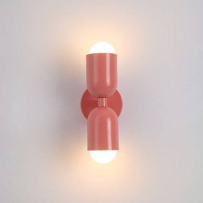 Applique Murale LED Morandi Moderne 2-flamme Noire Intérieur/Couloir Métal