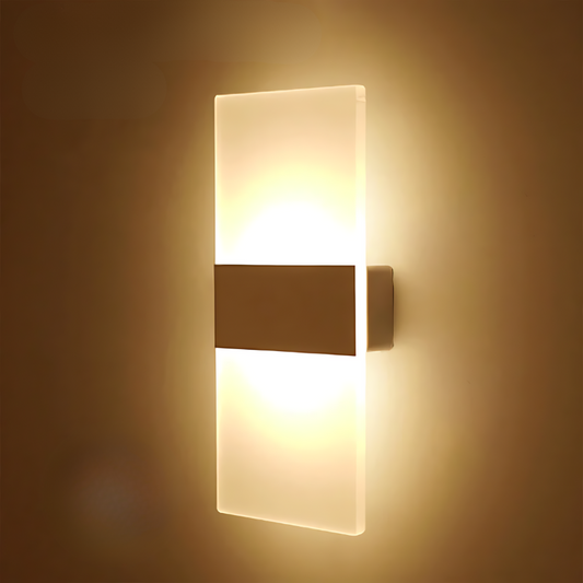 Floroux - Applique murale LED élégante avec commande tactile et fonction de chargement USB