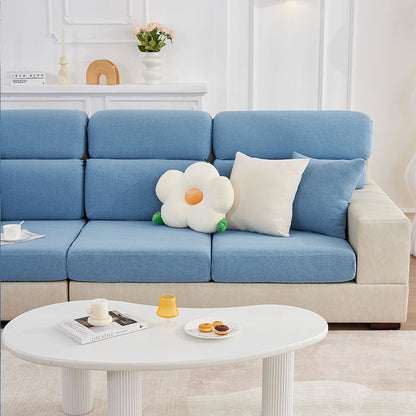 Couvre-couette en fil bouclé extensible paresseux de canapé taie d'oreiller