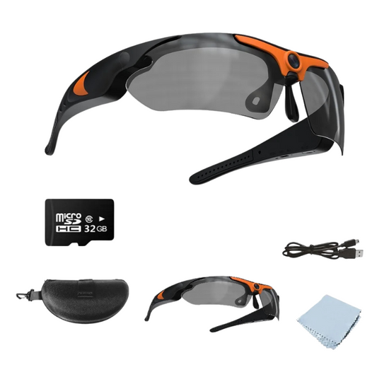 Lunettes polarisées – Caméra HD 1080P pour aventures en plein air
