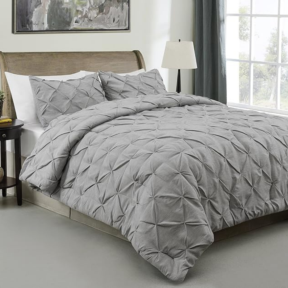 Floroux - Ensemble de literie trois pièces de haute qualité pour un sommeil stylé