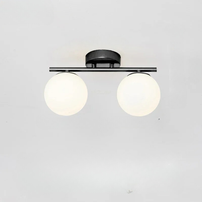 LumièreNordique - Plafonnier LED en Verre Élégant