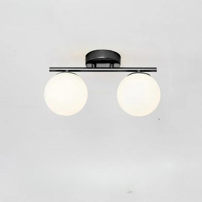 LumièreNordique - Plafonnier LED en Verre Élégant