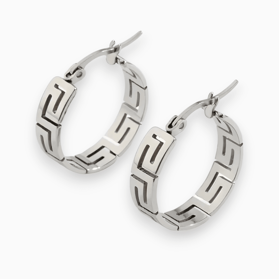 EleganceEarrings - Luxe Lila Boucles d'oreilles