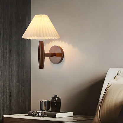 Floroux - Applique murale scandinave artisanale en bois de haute qualité