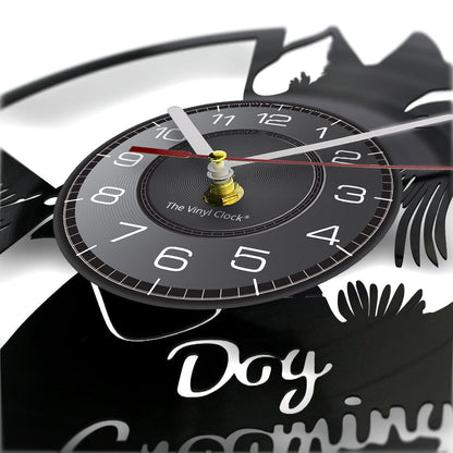 Horloge murale en vinyle Floroux Salon