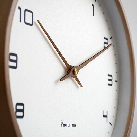 EinzigHolz - Horloge Murale de Simplicité Scandinave