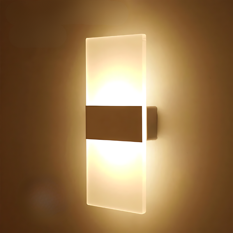 Floroux - Applique LED élégante avec commande tactile et fonction de chargement USB