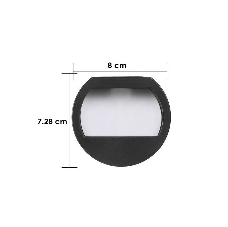 EcoBright – Lampes solaires LED étanches pour terrasses extérieures, rondes et carrées