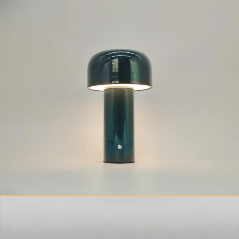 Floroux Lampe à champignon LED rechargeable | Lumière d'ambiance | Lampe de table sans fil pour la maison