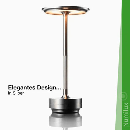 NumiLux Lampe de table rechargeable étanche et élégante