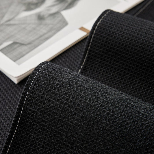 Tissu à motif gaufré imperméable et antidérapant pour housse de canapé/fauteuil