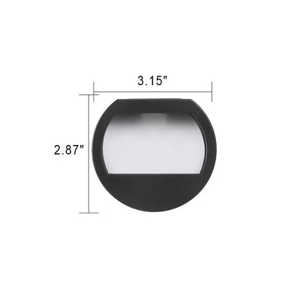 EcoGlow - Lumières de jardin solaires LED étanches, rondes et carrées