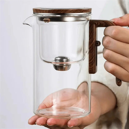 ClearBrew – Élégante Théière Transparente pour Café & Thé