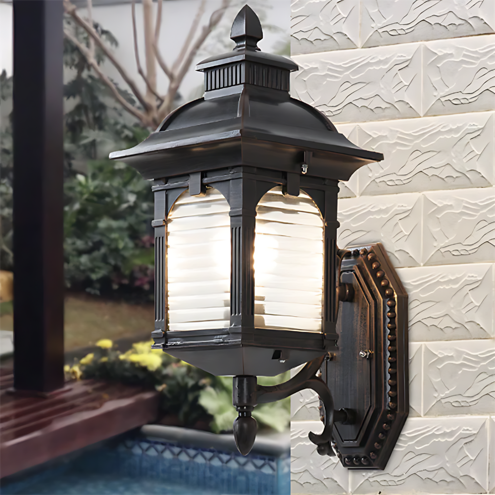 Floroux Lampe d'extérieur Vintage