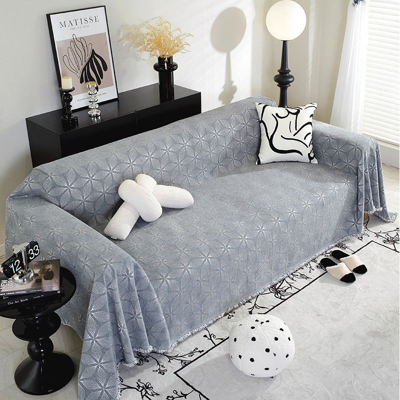 Couverture de canapé en chenille confortable