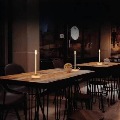 Floroux - Lampe de table LED à touche rechargeable pour des nuits confortables