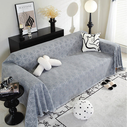 Couverture de canapé en chenille confortable