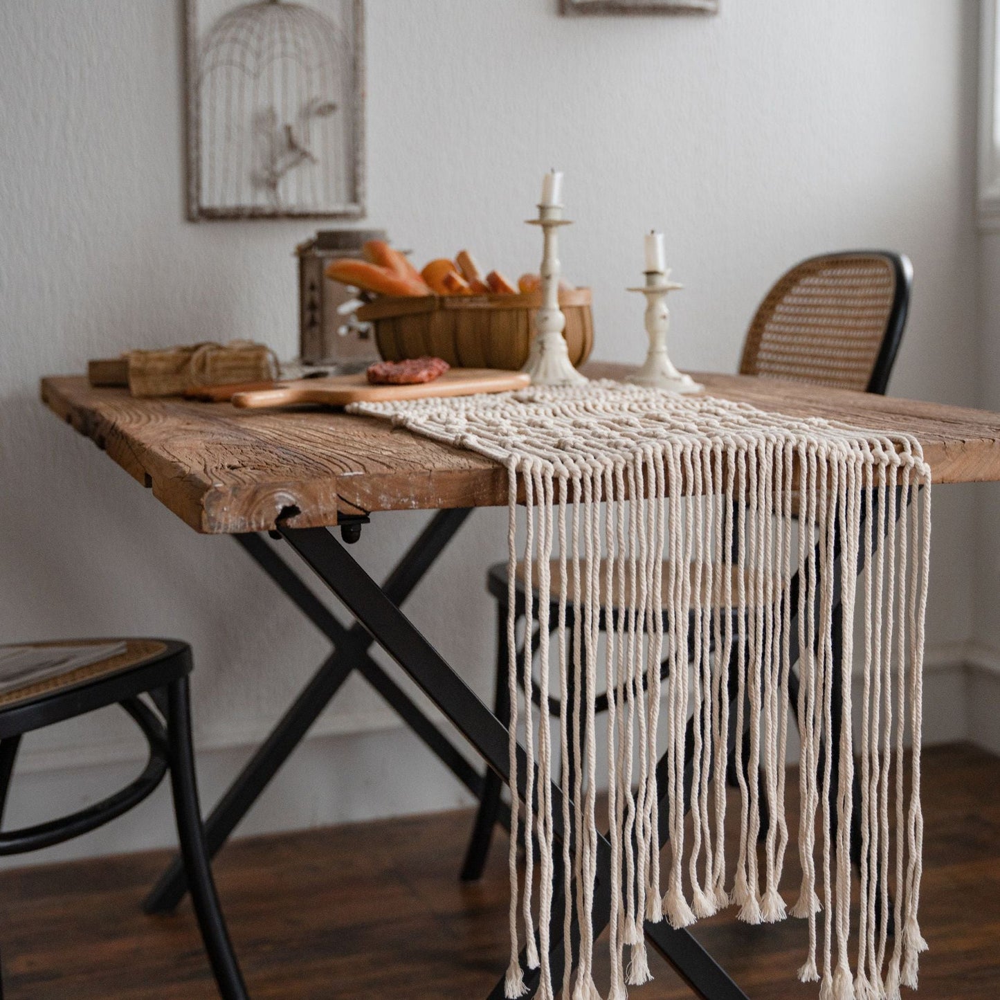 Couverture de table en macramé Meteor Shower