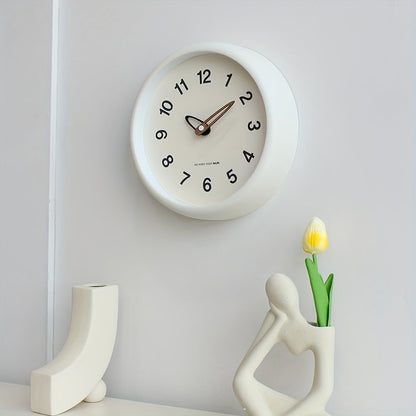 SilenceTime Horloge – Élégante Horloge Murale de 10 Pouces pour la Maison