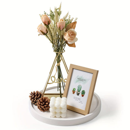 BohoChic - Élégante Coupe Décorative en Bois