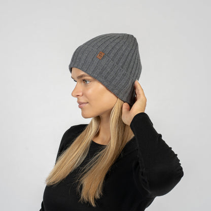 CozyMerino Bonnet - Luxe Bonnet en Merino pour Femmes