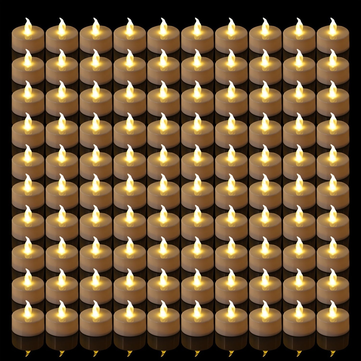 FlameFree LED Tea Lights – Éclairage Ambiant pour Chaque Instant