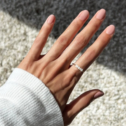 Bague en perle dorée élégante Sophie - Luxe intemporel