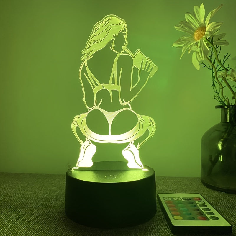 DecoLamp - Lampe de table 3D élégante avec options de couleur