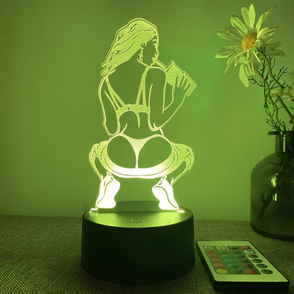 DecoLamp - Lampe de table 3D élégante avec options de couleur