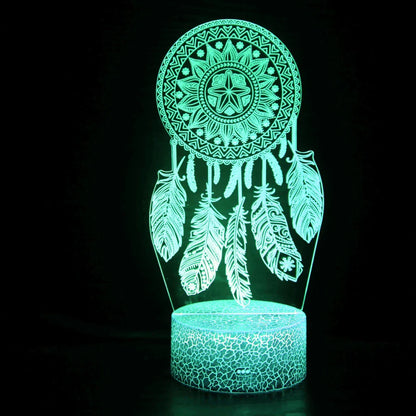 Floroux - Lampe attrape-rêves