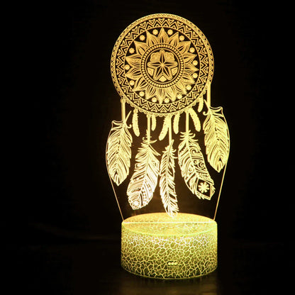 Floroux - Lampe attrape-rêves