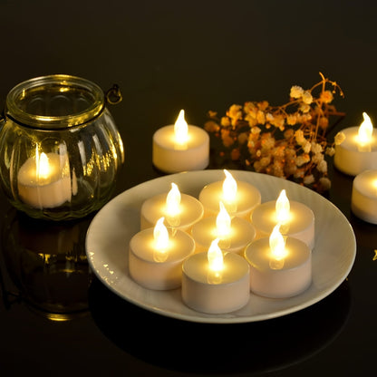 FlameFree LED Tea Lights – Éclairage Ambiant pour Chaque Instant