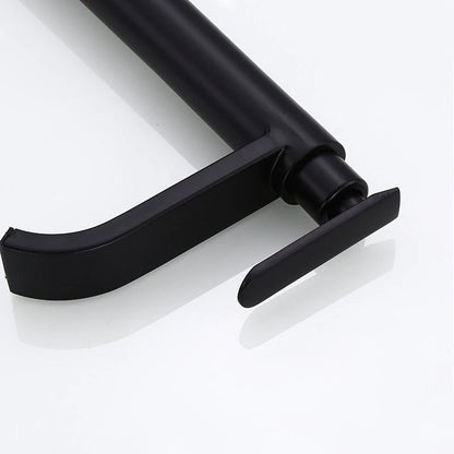 Cold Water Tap Matt Black Floroux | Single Tap for Sink Installation | Modern Design | Rust Resistant
