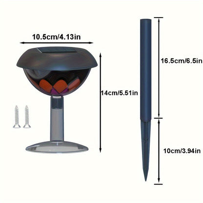 SolarBloom Light – Lampe de table à énergie solaire avec éclairage floral