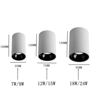 Floroux Runde COB Plafonniers | Design moderne | Énergie efficace | Éclairage parfait pour les espaces de vie et de travail