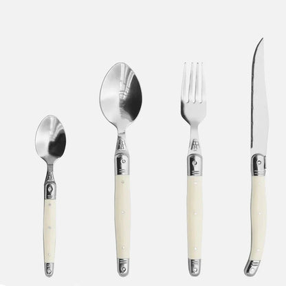 Set de couverts Laguiole couleur ivoire